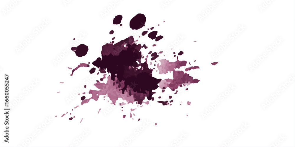 Poster ink blots and splats. detailed ink splats hyperrealistic highly detailed isolated on transparent bac