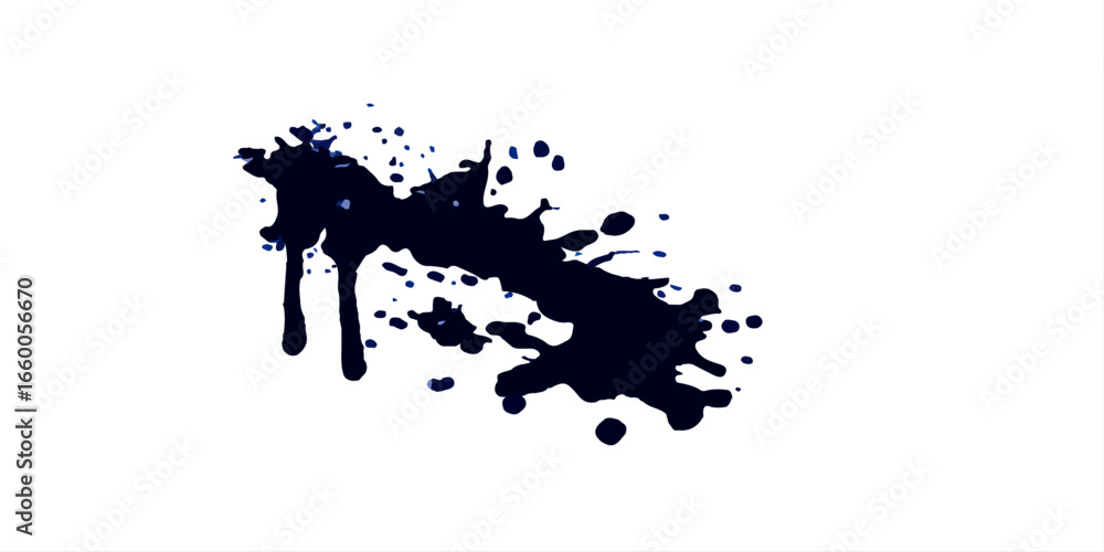 Aufkleber splattered ink halftone texture with rough, random textures and dynamic grunge smears. dynamic chaos