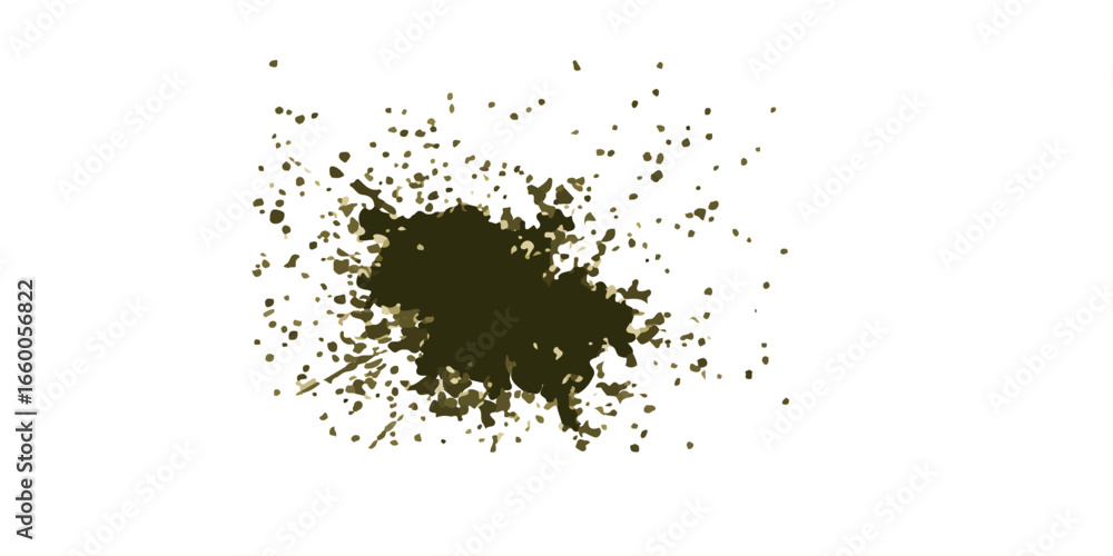 Poster abstract black and white ink splats creating a grunge effect . black ink splatters on a white backgr