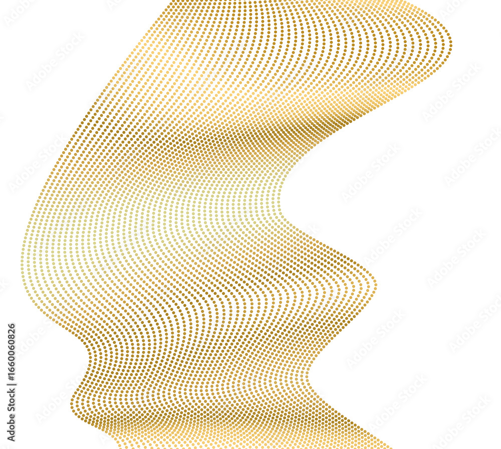 Aufkleber design elements. wave of many purple dotted lines. abstract wavy stripes on white background isolate