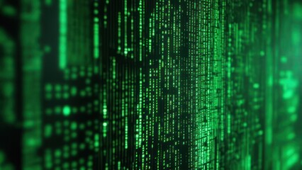 Fototapeta premium Abstract digital code