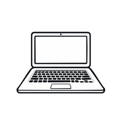 laptop isolated on white background