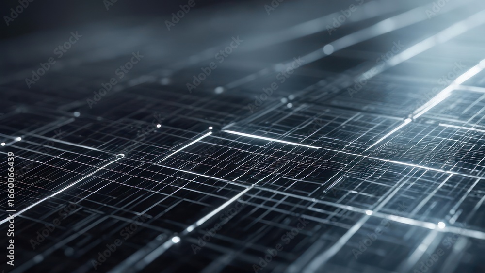 Poster abstract grid pattern