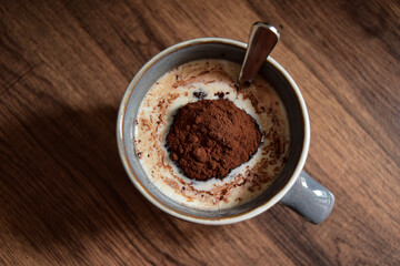 a cup of hot chocolate