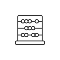 Abacus icon. Education symbol modern, simple, vector, icon for website design, mobile app, ui. Vector Illustration