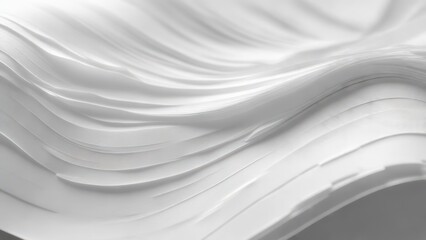 Obraz premium Abstract white folds