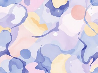 Abstract watercolor pattern with vibrant colors creating a modern and artistic background