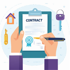 Signing Real Estate Contract