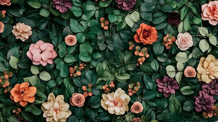 A beautiful floral arrangement of various colors in full bloom