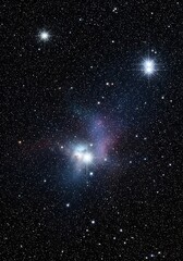 Obraz premium Stunning Nebula and Star Cluster in Space.