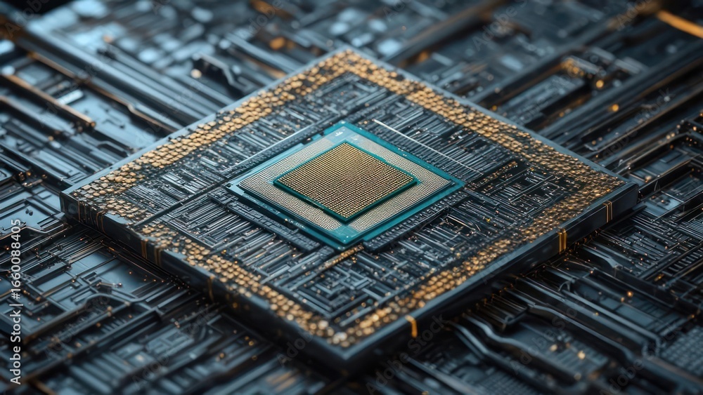 Poster circuit board with central processor
