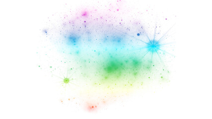 Abstract Transperant multi colour light glowing effects 