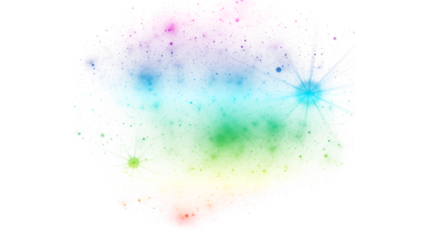 Abstract Transperant multi colour light glowing effects 