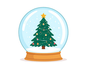 christmas tree on white background