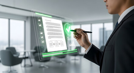 Streamline business processes with a futuristic digital document signing solution for modern professionals