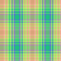 Blue and green plaid fabric pattern