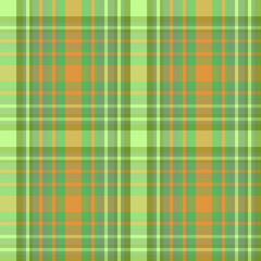 Purple and green plaid fabric pattern