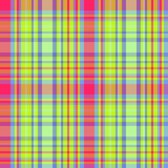 Teal and pink plaid pattern background