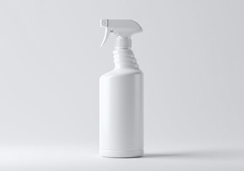 White Trigger Spray Bottle Cleaning Product Mockup
