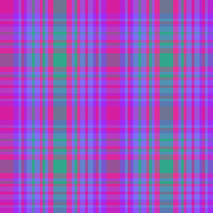 Pink and green plaid pattern