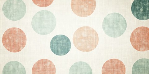 a 1950s polka dot pattern with soft tones and subtle textures, perfect for capturing a retro, vintage feel.