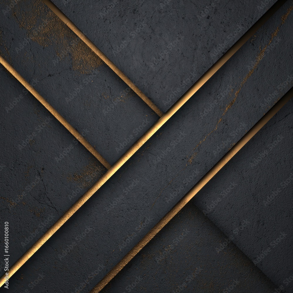 Poster a black and gold design with a lot of detail. the gold elements are arranged in a way that creates a