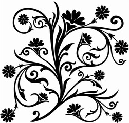 Obraz premium Scroll, cartouche, decor, vec...