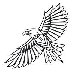eagle vector illustration isolated