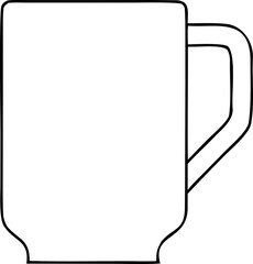 Obraz premium Plain White Mug