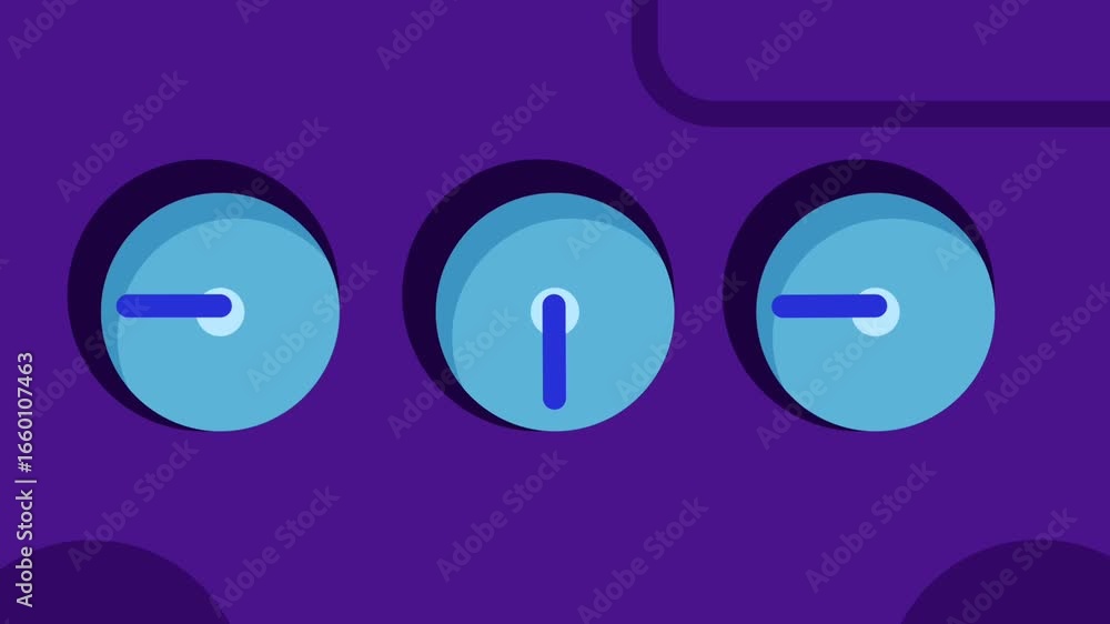 Aufkleber futuristic glowing circular gauges displayed on a digital interface, representing measurement, contr