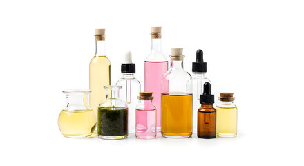 Clear Glass Bottles with Natural Extracts