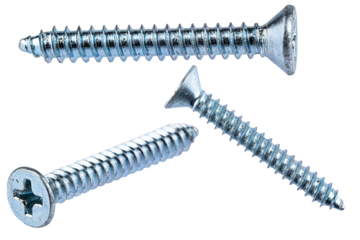 screws isolated on transparent background. png image