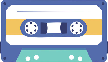 Fototapeta premium Cassette Icon – Retro, Music, Tape, Audio Symbol