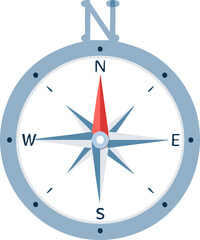 Compass Icon &ndash; Navigation, Travel, Orientation, Explorer Symbol