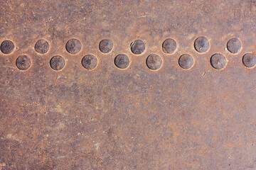 background of the rivets