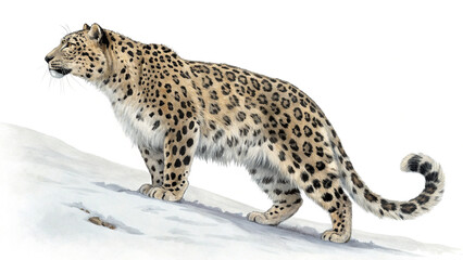 Obraz premium Extinct animal amur leopard
