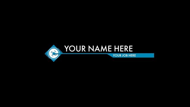 Snappy Modern Call-Out Pop-Up Lower Third