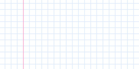 Vector image of a blank notebook sheet. Template for your notes, drawing and writing. Concept of school, office and work. Element for your design.