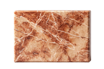 A brown stone with a lot of texture and a few cracks