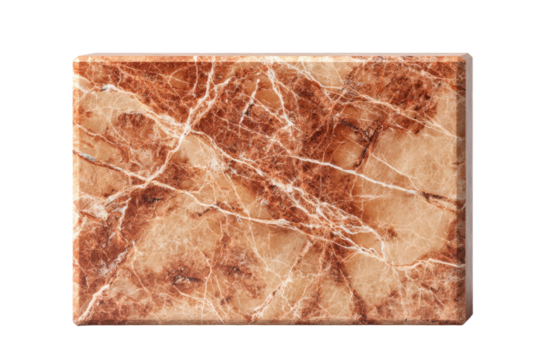 A brown stone with a lot of texture and a few cracks