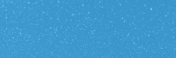 Blue glitter bokeh circle glow blurred and blur abstract. Glittering shimmer bright luxury