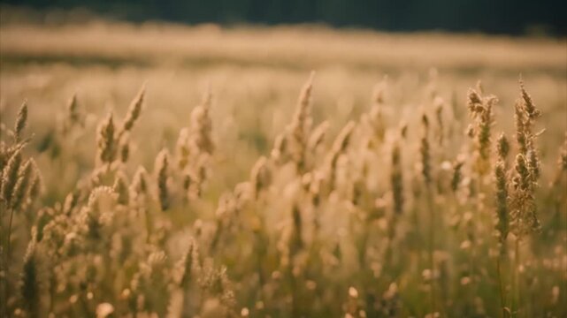 Golden Grass Field