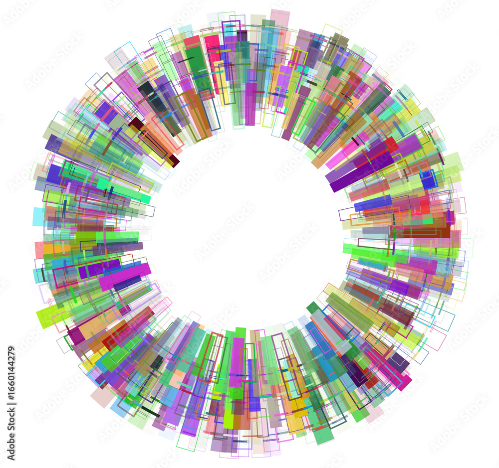 Poster design elements symbol editable color halftone frame circle pattern on white background. jpg frame w