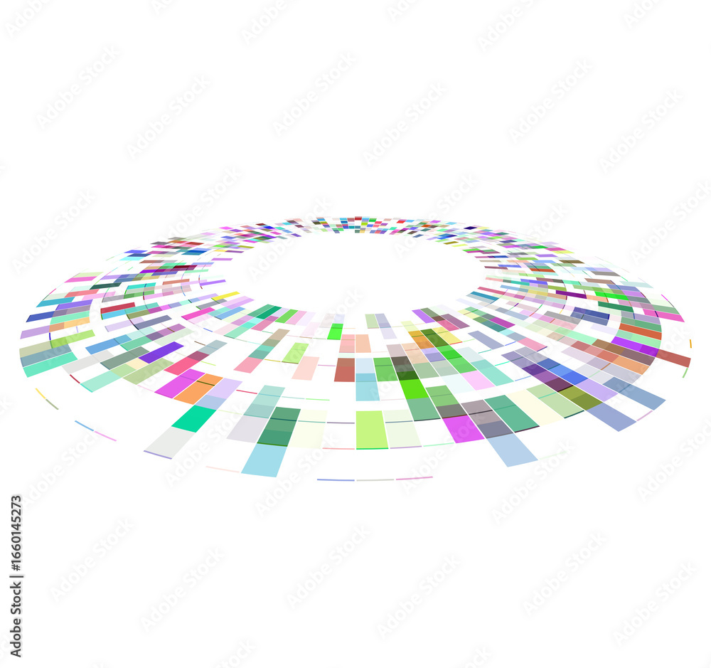 Poster design elements symbol editable color halftone frame circle pattern on white background. jpg frame w