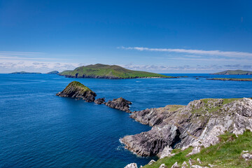 view of the sea from the sea, atlantic ocean islands, dingle peninsula