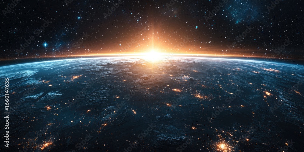 Poster a modern space ui, featuring dynamic celestial maps, interactive controls, and a minimalist, high-te