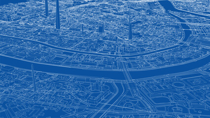 Detailed City Blueprint