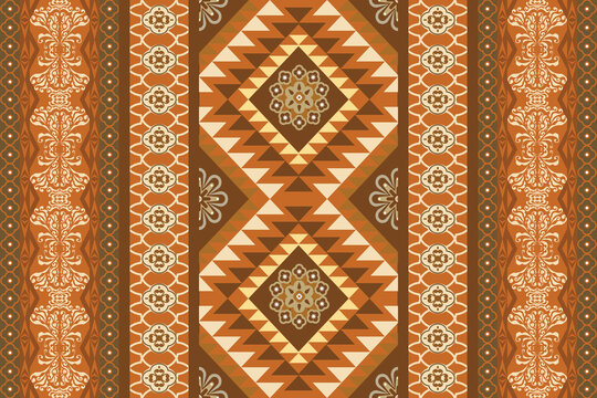 ikat, pattern, seamless, ethnic, fabric, traditional, textile, tribal, boho, geometric, aztec, decorative, background, design, stripe, ornamental, culture, inspired, weaving, stylish, home decor, fash