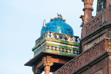 The details of Humayun's Tomb in New Delhi, India - Built in 1570, it has particular cultural...