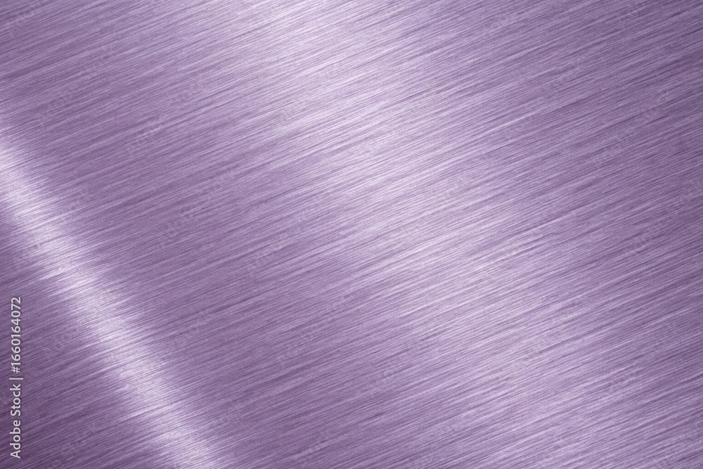 Poster shiny light purple brushed metal texture background with diagonal lines and gradient effect for mode